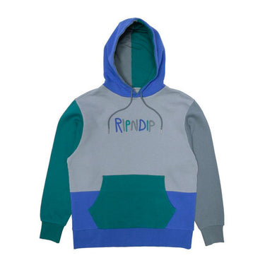 Ripndip - Color Block Hoodie (Multi Blue)