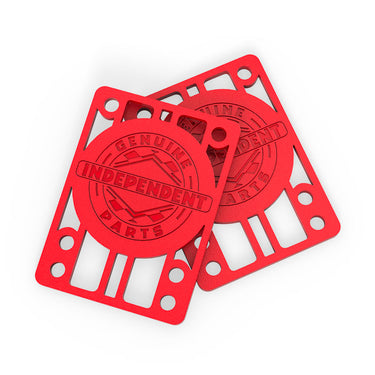 Genuine Parts Risers (Red) - 1/8"