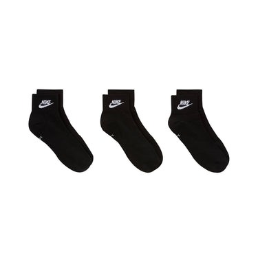 Everyday Mid Socks (Black/White) X3