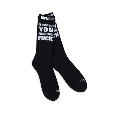Ily Fuckin Fuck Socks (Black)