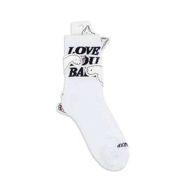 Love You Mid Socks (White)