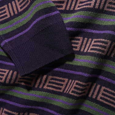 Windsor Knitted Sweater (Navy/Forest)