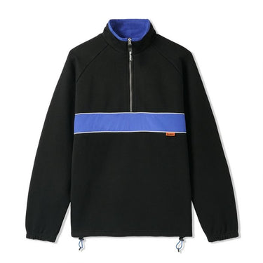 Butter Goods - Axis 1/4 Zip Pullover Black / Royal
