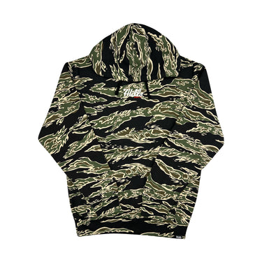 Classic Embroidered Hoodie Tiger Camo