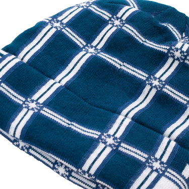 Dice Beanie Knit (Blue)