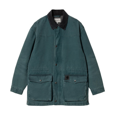 OG Santa Fe Coat (Deep Lagoon / Black) stone canvas