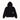 Brass Zip Knit Hood (Black)