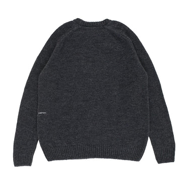 Knitted Chaos Crewneck (Anthracite)