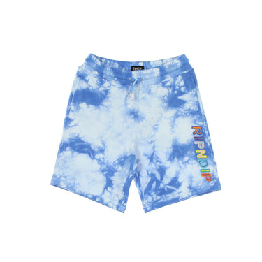 Ripndip - Prisma Sweat Shorts (Blue Lightning Wash)