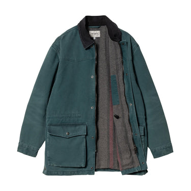 OG Santa Fe Coat (Deep Lagoon / Black) stone canvas