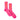 Spiked Logo Crew Socks (Pink)