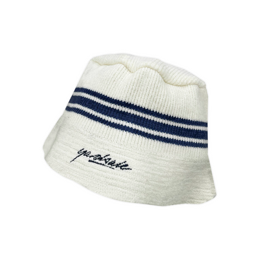 Chenille Bucket Hat (White)