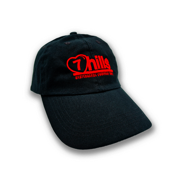 I <3 7Hills Cap (Black/Red)