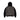 Human Applique Zip Up Hoodie (Black)