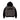 Human Applique Zip Up Hoodie (Black)