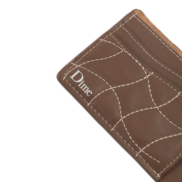 Quilted Bifold Wallet (Brown)