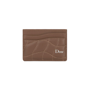 Quilted Cardholder (Brown)
