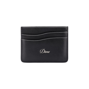 Cursive Cardholder (Black leather)