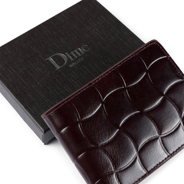 Classic Quilted Wallet (Burgundy)