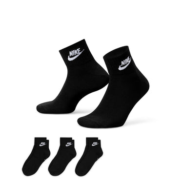 Everyday Mid Socks (Black/White) X3