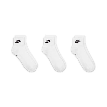 Everyday Mid Socks (White/Black) X3