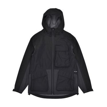Big Pocket Hooded Tech Jacket (Black/Anthracite)