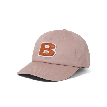 B Logo 6 Panel Cap (Khaki)