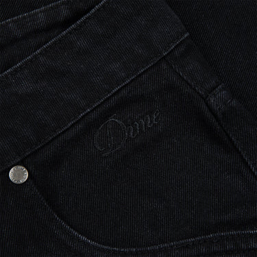 Classic Relaxed Denim Pants (Black)