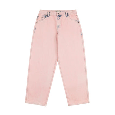 Classic Baggy Denim Pants (Overdyed Pink)