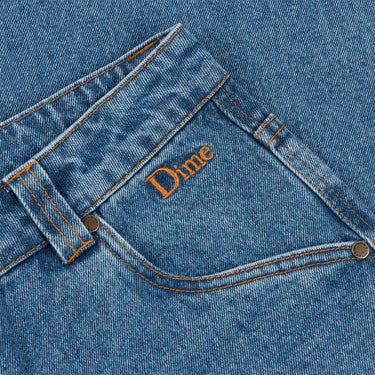 Classic Relaxed Denim Pants (Indigo Washed)