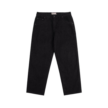 Relaxed Denim Pants (Black Washed)