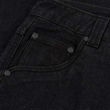 Relaxed Denim Pants (Black Washed)