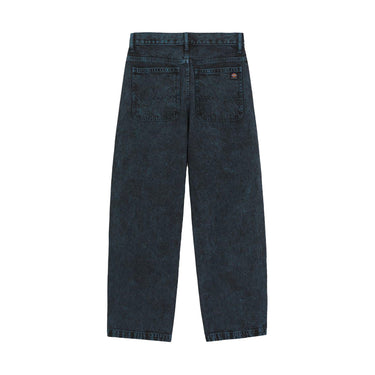 Tom Knox Loose Denim Jeans (Garment Dye Deep Blue)