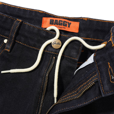 Fantasia Baggy Denim Jeans (Washed Black)