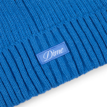 Cursive Fold Beanie (Sky Blue)