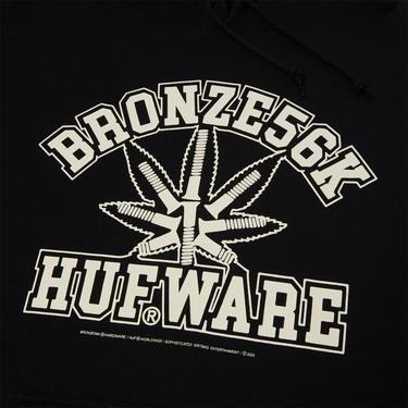 HUF X Bronze 56K Plantware Hoodie (Black)