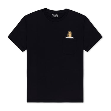 Flashing Kittys Pocket Tee (Black)