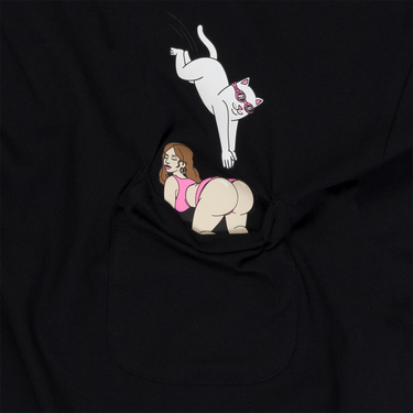 Jumpin In Pocket Tee (Black)