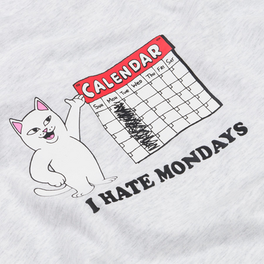 I Hate Mondays Tee (Ash Heather)