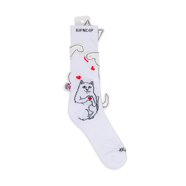 Nermal Loves Socks (White)