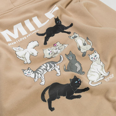 Man I Love Felines Hoodie (Sandstone)