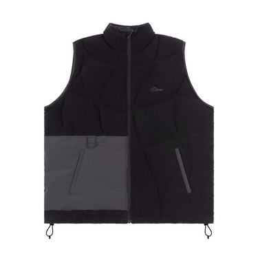 Sleeveless Puffer (Black)