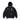 Patches Zip-Thru Hood (Washed Black)