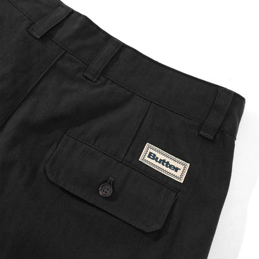 Pleated Trousers (Black)