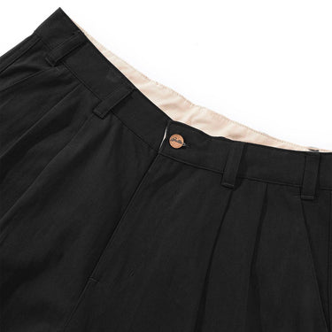 Pleated Trousers (Black)