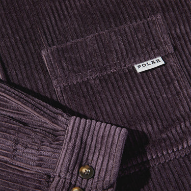 Cord Shirt (Dark Violet)
