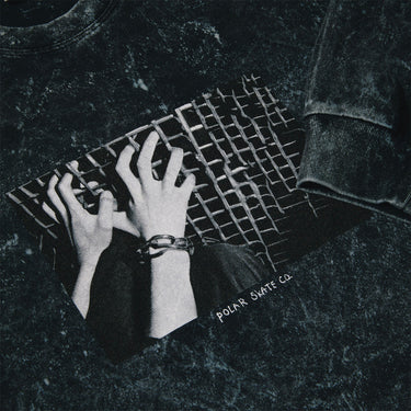 Caged Hands LS Tee (Acid Black
