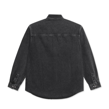 Mitchell LS Shirt Denim (Silver Black)