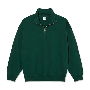 Frankie Half Zip Sweater (Dark Emerald)