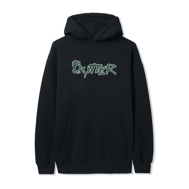 Radio Applique Pullover Hood (Black)